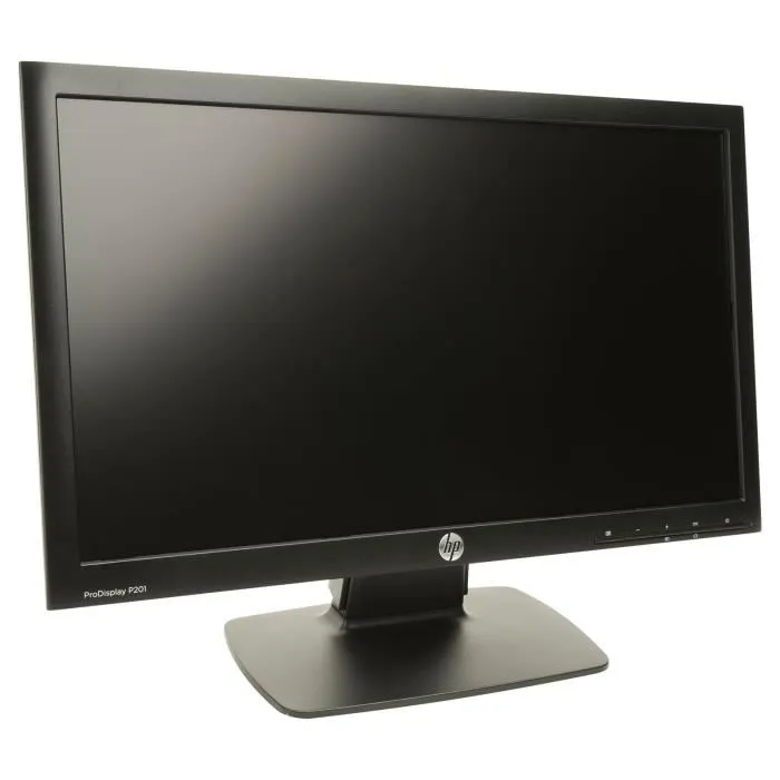 Monitor LED HP ProDisplay P201: 20" 1600 x 900 - TN - 250 cd/m² - 1000:1 - 3000000:1 (dinâmico) 5 ms - DVI, VGA - preto